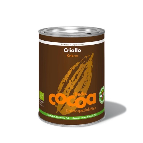 KAKAO CRIOLLO SPROSZKOWANE ODTŁUSZCZONE BEZGLUTENOWE BIO 200 g - BECKS COCOA-1 34767 