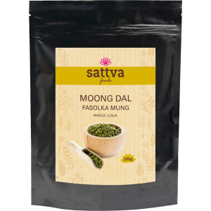 FASOLKA MUNG MOONG DAL 500 g - SATTVA (FOODS)