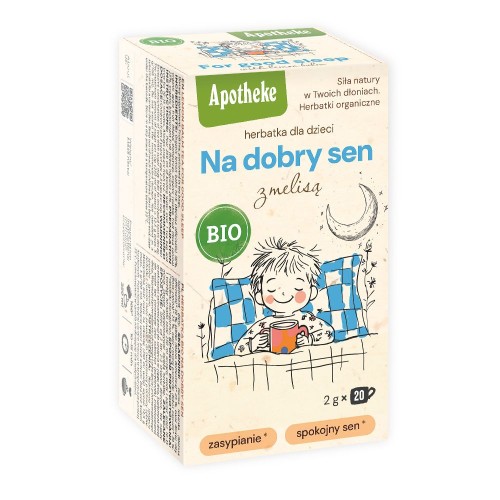 HERBATKA DLA DZIECI NA SEN Z MELISĄ BIO (20 x 2 g) 40 g - APOTHEKE-1 34799 