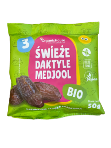 DAKTYLE MEDJOOL ŚWIEŻE BEZGLUTENOWE BIO 50 g  (3 szt.) - ORGANICHOUSE