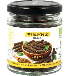 PIEPRZ DŁUGI BEZGLUTENOWY BIO 75 g - PIĘĆ PRZEMIAN