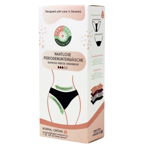 MAJTKI MENSTRUACYJNE BEZSZWOWE ROZMIAR S - FEMI.EKO-1 34879 