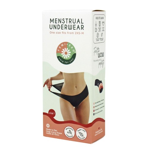 MAJTKI MENSTRUACYJNE ROZMIAR 2XS-M - FEMI.EKO-1 34880 