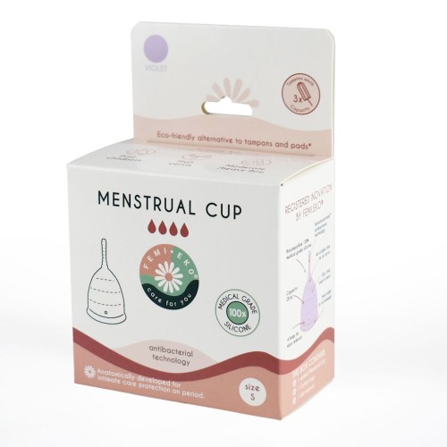 KUBECZEK MENSTRUACYJNY FIOLETOWY ROZMIAR S - FEMI.EKO-1 34887 