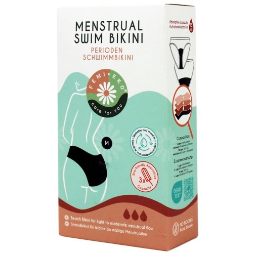 MAJTKI MENSTRUACYJNE KĄPIELOWE MODEL MAJA ROZMIAR M - FEMI.EKO-1 34894 