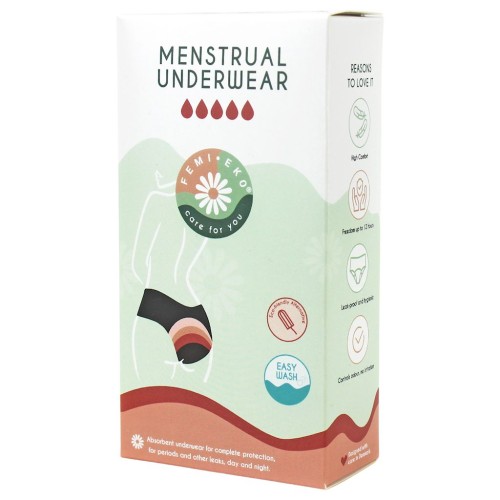 MAJTKI MENSTRUACYJNE MODEL IDA ROZMIAR S - FEMI.EKO-1 34896 