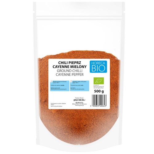 CHILI (PIEPRZ CAYENNE) BIO 500 g - HORECA-1 34902 