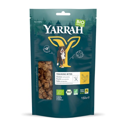 (DLA PSA) PRZYSMAK - KOSTKI TRENINGOWE Z KURCZAKIEM I SPIRULINĄ BIO 150 g - YARRAH-1 34918 