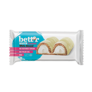 WAFELEK Z KREMEM KOKOSOWYM W POLEWIE MIGDAŁOWEJ BIO 33 g - BETT'R