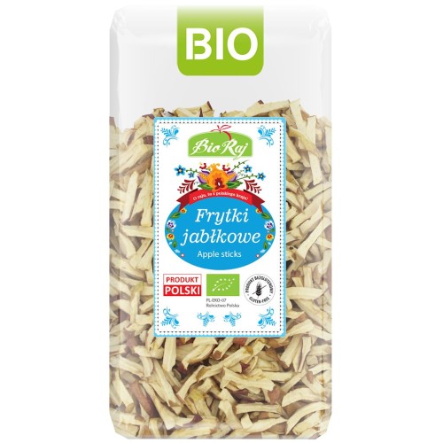 FRYTKI JABŁKOWE BEZGLUTENOWE BIO 60 g - BIO RAJ-1 34927 