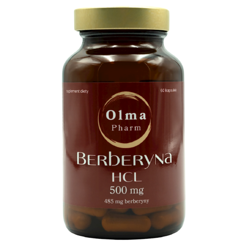 BERBERYNA HCL (500 mg) 60 KAPSUŁEK - OLMA PHARM-1 34939 