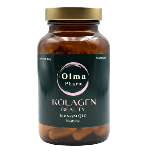 KOLAGEN BEAUTY Z KOENZYMEM Q10 I BIOTYNĄ 90 KAPSUŁEK - OLMA PHARM-1 34945 