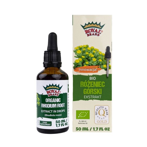 EKSTRAKT Z RÓŻEŃCA GÓRSKIEGO W KROPLACH BIO 50 ml - ROYAL BRAND-1 34951 