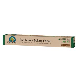 PAPIER DO PIECZENIA KOMPOSTOWALNY NIEBIELONY W ROLCE 19,80 m - IF YOU CARE