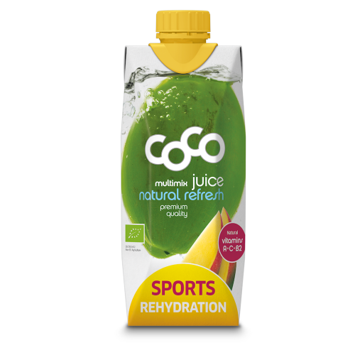 WODA KOKOSOWA SPORTS REHYDRATION MANGO BIO 500 ml - COCO (DR MARTINS)-1 34954 
