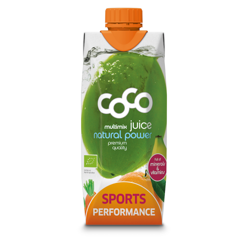 WODA KOKOSOWA SPORTS PERFORMANCE MARCHEW - POMARAŃCZA BIO 500 ml - COCO (DR MARTINS)-1 34955 