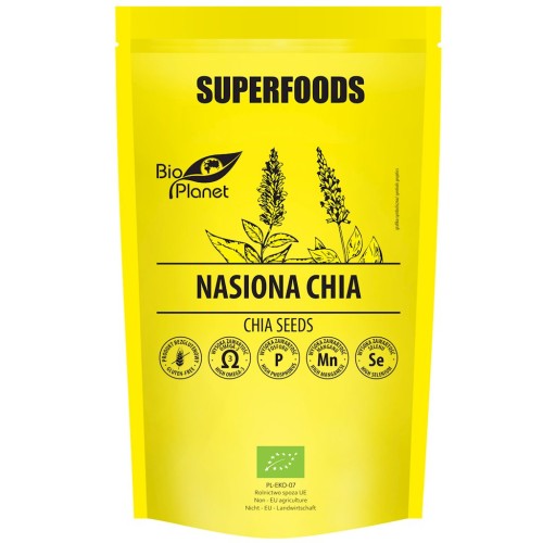 CHIA NASIONA BEZGLUTENOWE BIO 250 g - BIO PLANET SUPERFOODS-1 34958 