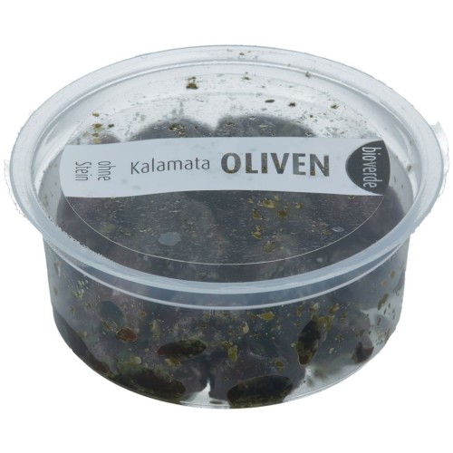 OLIWKI CZARNE KALAMATA BEZ PESTEK Z ZIOŁAMI BIO 80 g - BIO-VERDE-1 34997 