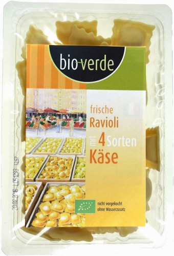RAVIOLI ŚWIEŻE 4 SERY BIO 250 g - BIO-VERDE-1 34999 