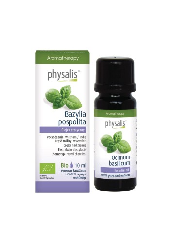 OLEJEK ETERYCZNY BAZYLIA POSPOLITA BIO 10 ml - PHYSALIS-1 35010 