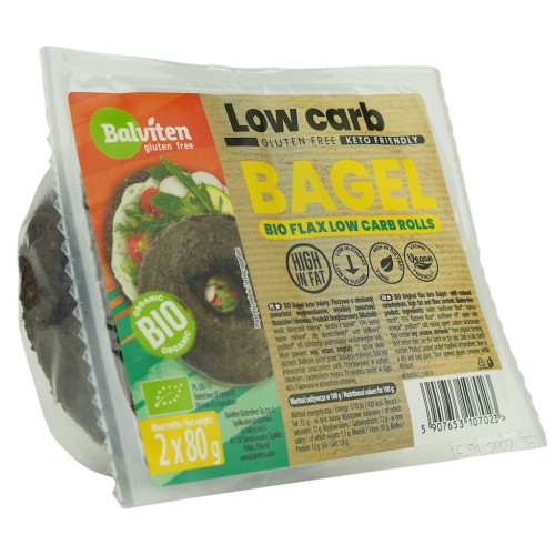 BAJGLE LNIANE KETO BEZGLUTENOWE BIO (2 szt.) 160 g - BALVITEN-1 35018 