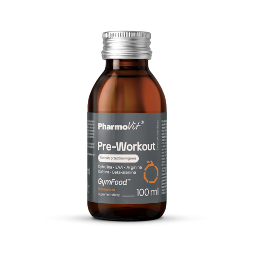 SHOT PRE-WORKOUT POMARAŃCZOWY 100 ml - PHARMOVIT (GYM FOOD)-1 35026 