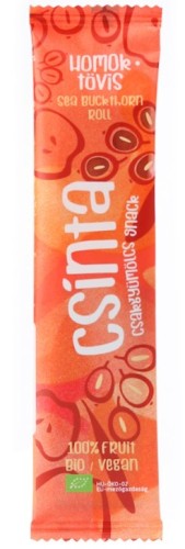 PRZEKĄSKA ROLL JABŁKO - ROKITNIK BEZ DODATKU CUKRÓW BEZGLUTENOWA BIO 12 g - CSINTA-1 35036 