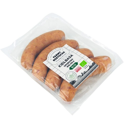 KIEŁBASA DROBIOWA WIEJSKA BIO (około 0,40 kg) - FARMY ROZTOCZA (NA ZAMÓWIENIE)-1 35060 