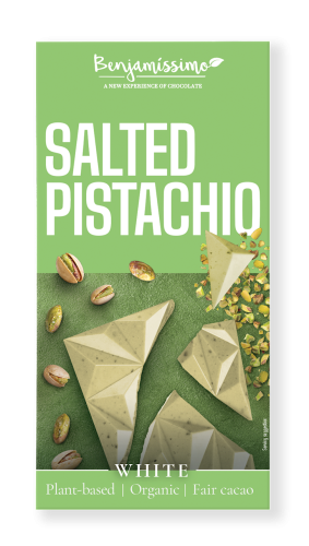 TABLICZKA KAKAOWA PISTACJE - SÓL HIMALAJSKA BEZGLUTENOWA BIO 60 g - BENJAMISSIMO-1 35066 
