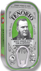 TUŃCZYK PŁATY W OLIWIE Z OLIWEK EXTRA VIRGIN Z KAPARAMI 120 g (78 g) - TENORIO