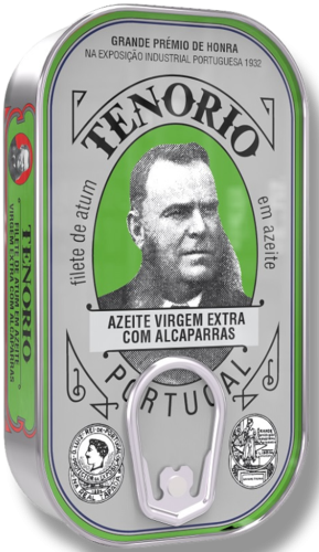 TUŃCZYK PŁATY W OLIWIE Z OLIWEK EXTRA VIRGIN Z KAPARAMI 120 g (78 g) - TENORIO-1 35073 