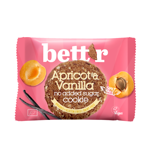 CIASTKO Z MORELĄ I WANILIĄ BEZ DODATKU CUKRÓW BIO 40 g - BETT'R-1 35084 
