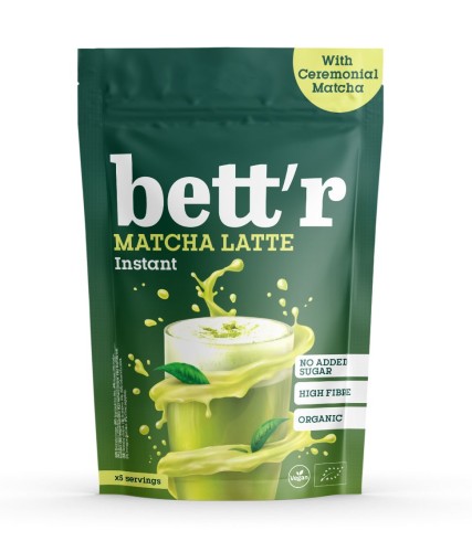 MATCHA LATTE BEZ DODATKU CUKRÓW BIO 200 g - BETT'R-1 35085 