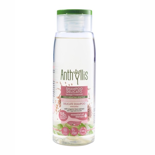 SZAMPON DO WŁOSÓW DO CODZIENNEGO STOSOWANIA Z KERATYNĄ I EKSTRAKTEM Z LNU ECO 300 ml - ANTHYLLIS-1 35094 