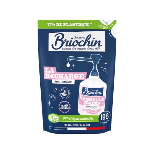 ŻEL DO MYCIA NACZYŃ I RĄK NA BAZIE MYDŁA MARSYLSKIEGO (UZUPEŁNIENIE) ECO 450 ml - BRIOCHIN-1 35109 