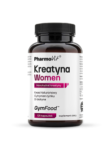 KREATYNA WOMEN BEZGLUTENOWA 125 KAPSUŁEK - PHARMOVIT (GYM FOOD)