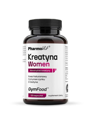 KREATYNA WOMEN BEZGLUTENOWA 125 KAPSUŁEK - PHARMOVIT (GYM FOOD)-1 35134 
