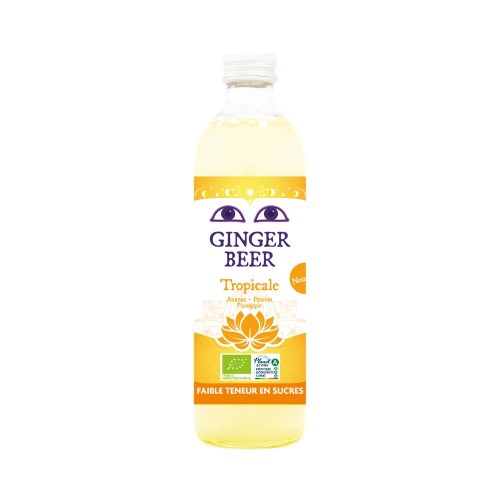 PIWO IMBIROWE O SMAKU OWOCÓW TROPIKALNYCH BEZALKOHOLOWE FAIR FOR LIFE BIO 750 ml - KARMA-1 35137 