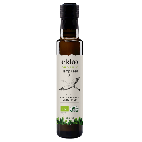 OLEJ KONOPNY TŁOCZONY NA ZIMNO OMEGA-3 BIO 250 ml - EKKO-1 35152 
