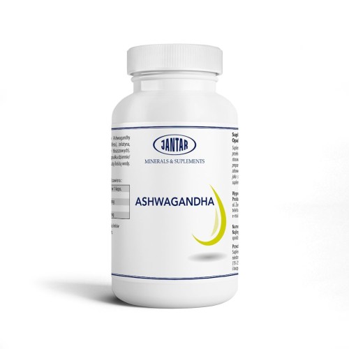 ASHWAGANDHA EKSTRAKT (500 mg) 90 KAPSUŁEK - JANTAR-1 35156 