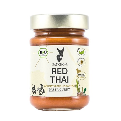 PASTA CURRY RED THAI BEZGLUTENOWA BIO 190 g -  SANCHON-1 35169 