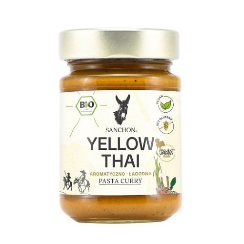 PASTA CURRY YELLOW THAI BEZGLUTENOWA BIO 190 g -  SANCHON-1 35170 
