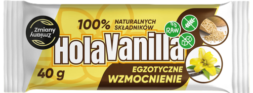 BATON HOLA VANILLA BEZGLUTENOWY 40 g - ZMIANY ZMIANY-1 35179 