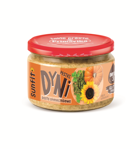 PASTA SŁONECZNIKOWA Z PESTKAMI DYNI BEZGLUTENOWA 180 g - PRIMAVIKA-1 35183 