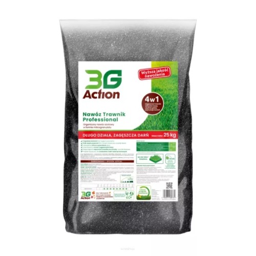 NAWÓZ DO TRAWNIKÓW SPECJALISTYCZNY 4w1 ECO 25 kg - 3G ACTION-1 35185 