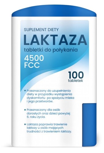 LAKTAZA 100 TABLETEK - DOMOS-1 35196 