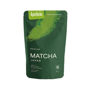 HERBATA ZIELONA MATCHA JAPOŃSKA BIO 80 g - APOTHEKE