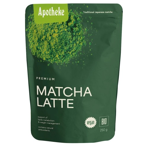 MATCHA LATTE BIO 250 g - APOTHEKE-1 35206 