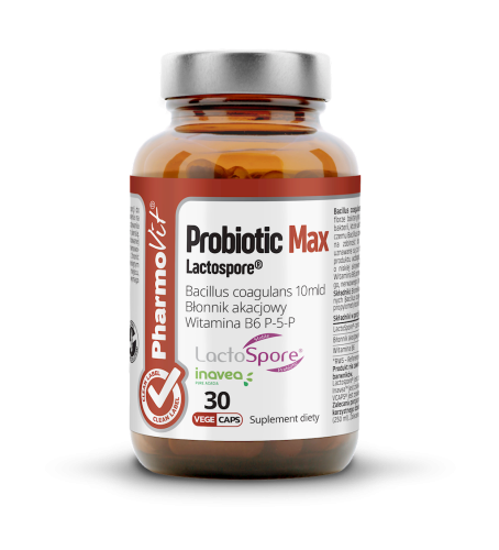 PROBIOTIC MAX BEZGLUTENOWY 30 KAPSUŁEK - PHARMOVIT (CLEAN LABEL)-1 35212 