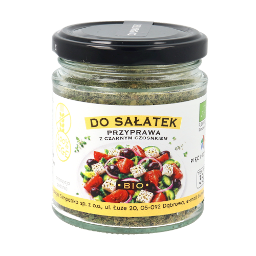 PRYPRAWA DO SAŁATEK Z CZARNYM CZOSNKIEM BEZGLUTENOWA BIO 35 g - PIĘĆ PRZEMIAN-1 35226 